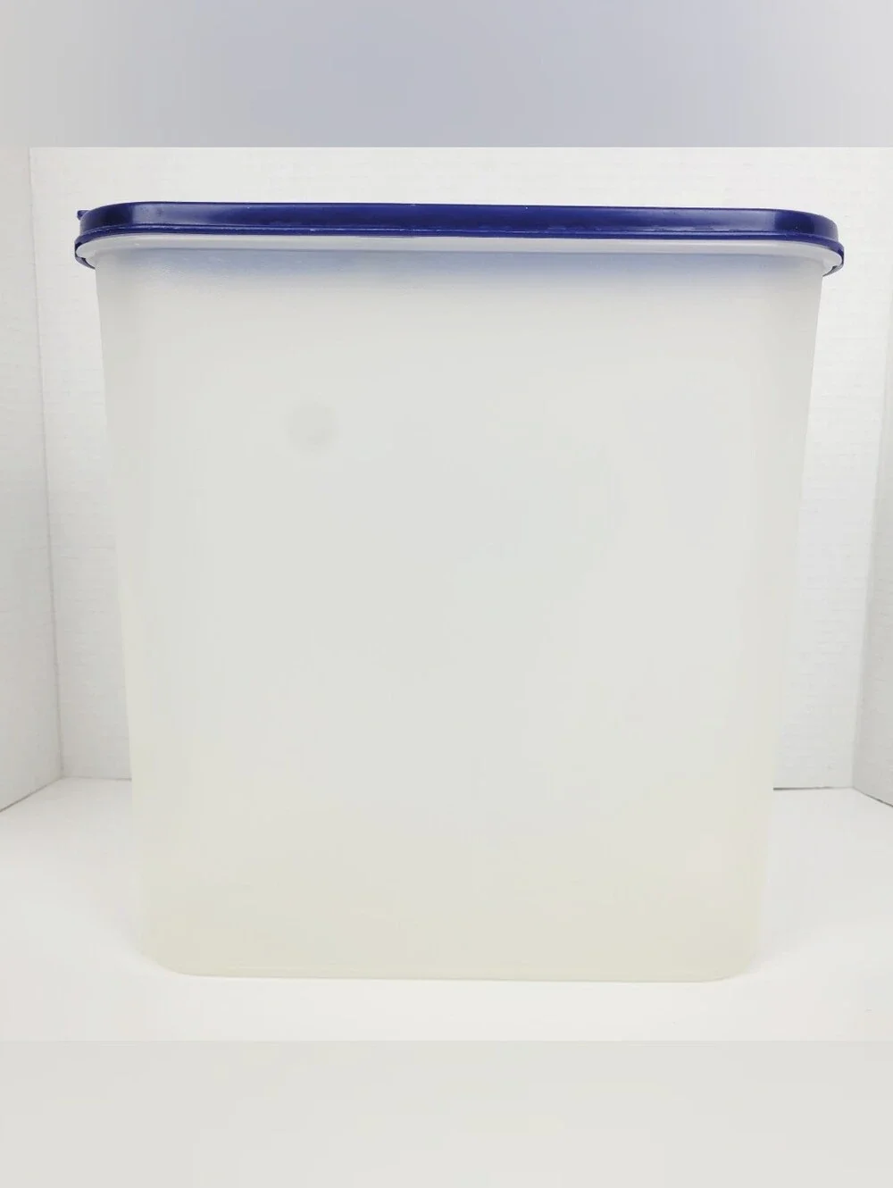 Vtg 90s~Tupperware 2239E~2351C~Modular Mates w/Blue Lids~Dry Food Pantry Keeper